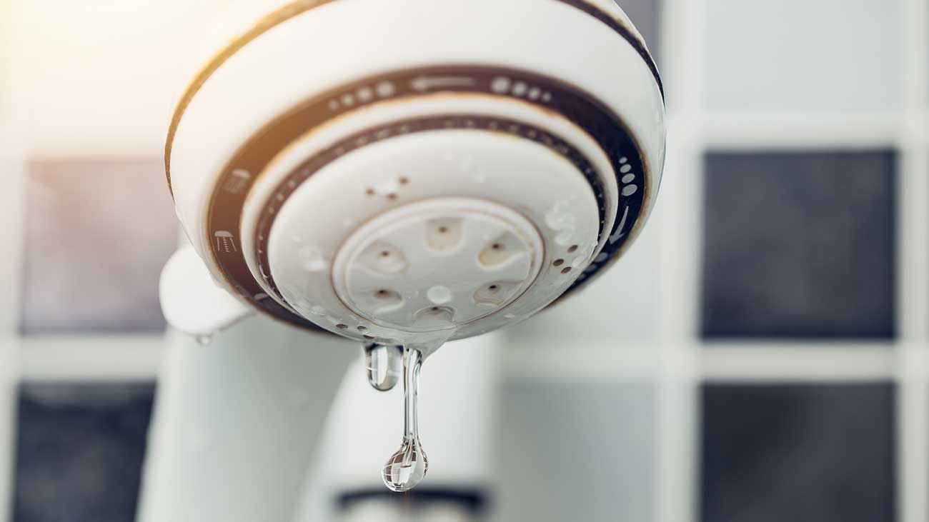 shower head leaking