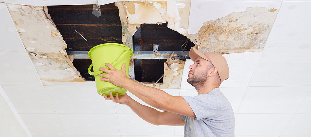 leak through your kitchen ceiling